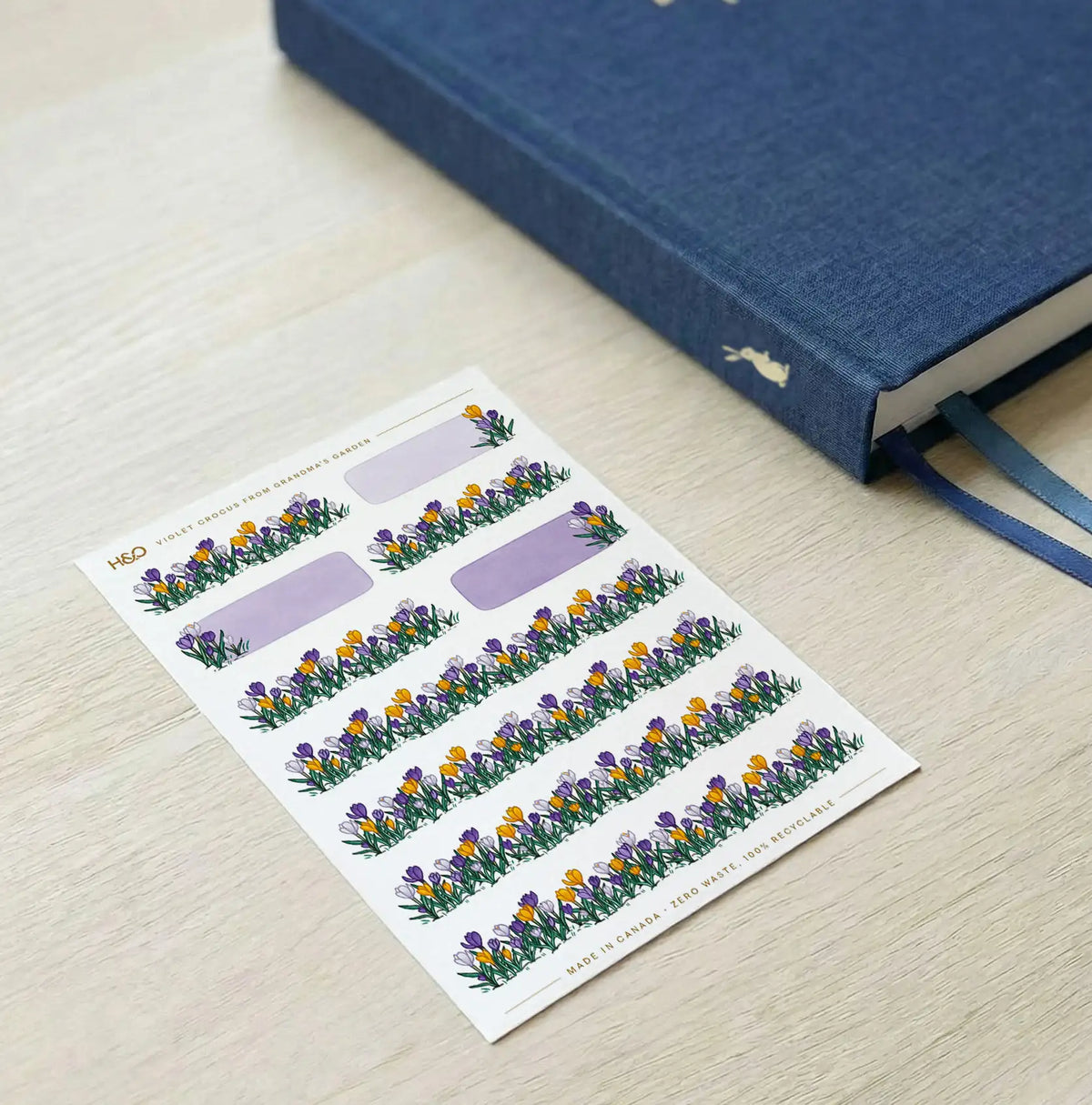 From Grandma's Garden Stickers in Violet Crocus #color_violet crocus
