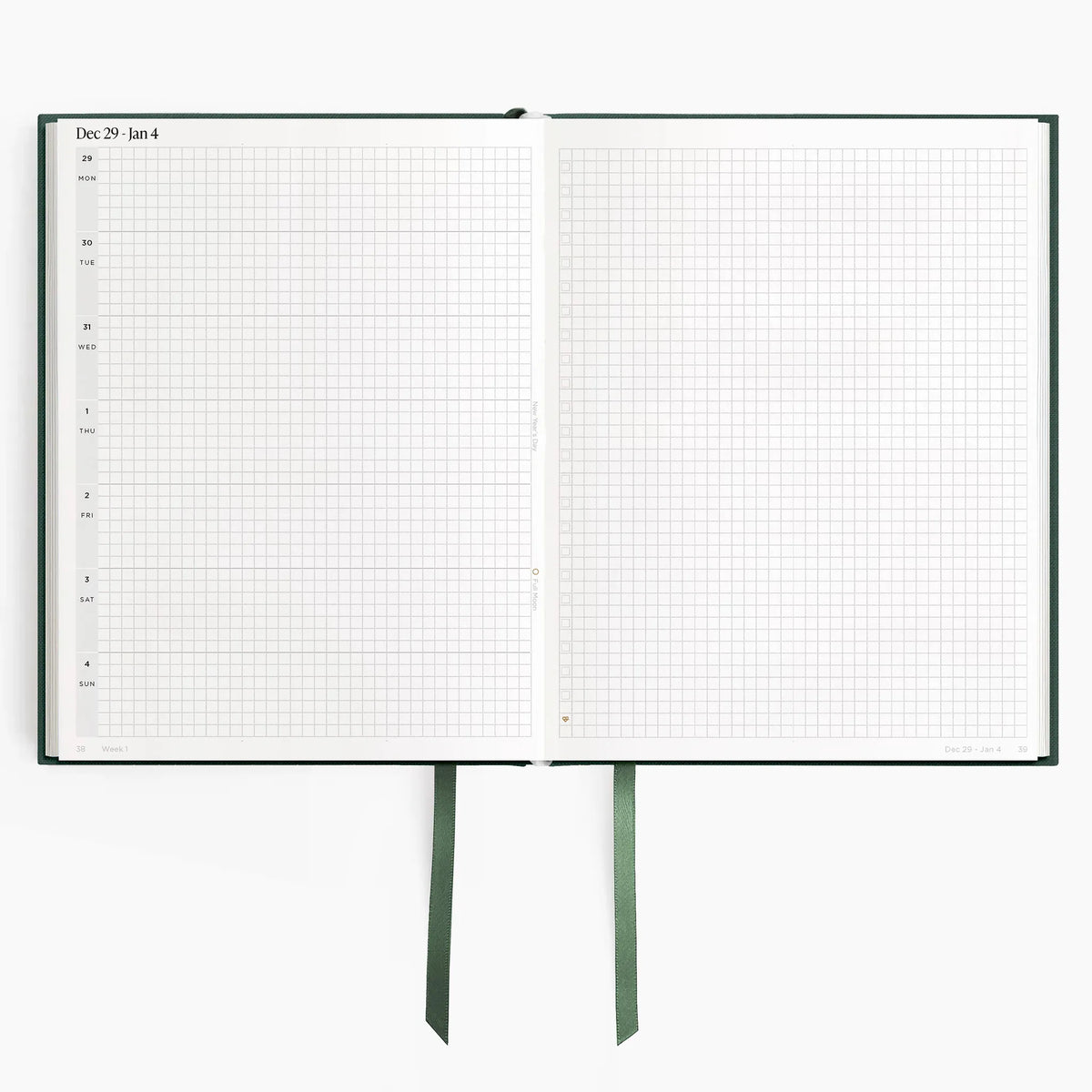 2026 Horizontal Planner (Hardcover) in Woodlands #color_woodlands