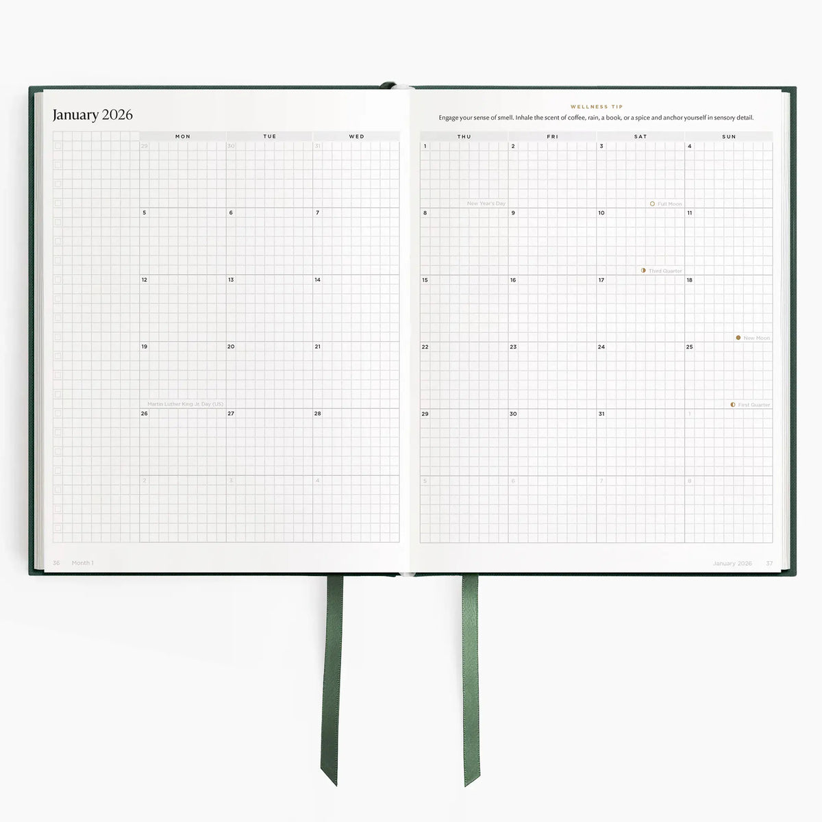 2026 Weekly Planner (Hardcover) in Woodlands #color_woodlands