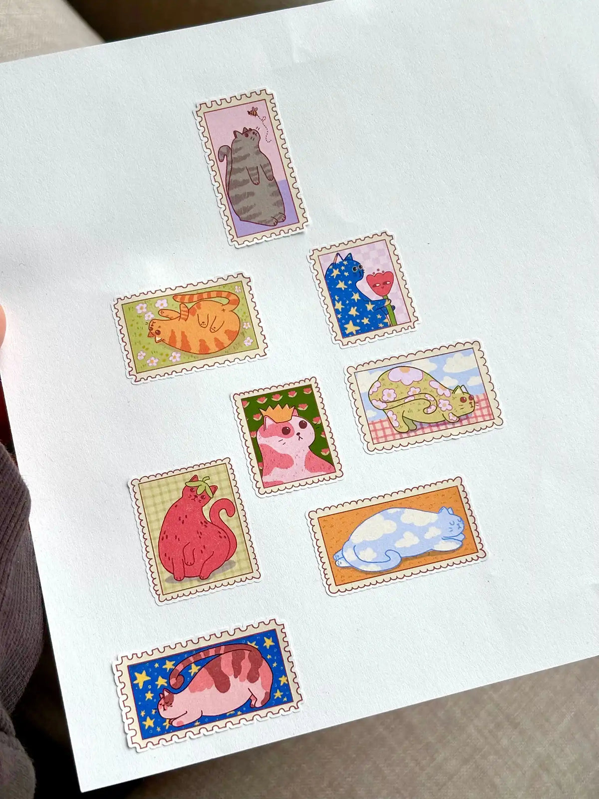 A Letter Full of Cats Stickers - Planner Stickers