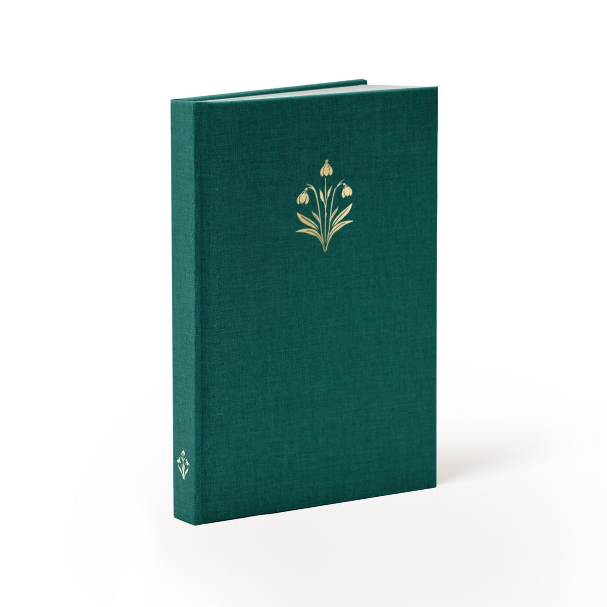 Snowdrop Graph Notebook (70gsm, Hardcover) in Enchanted Forest - detail view #color_enchanted forest