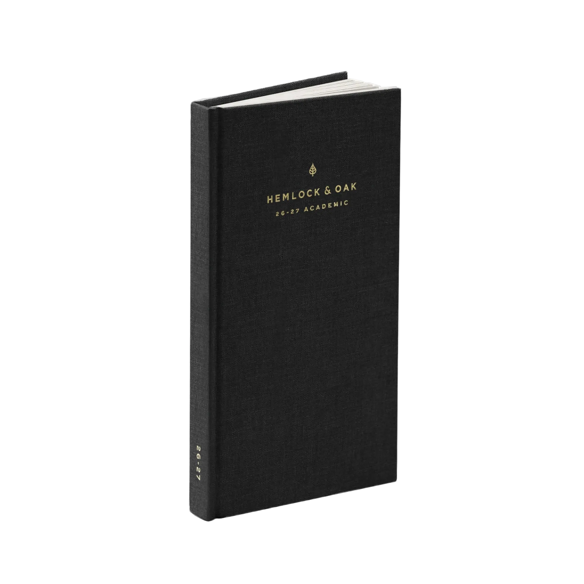 26-27 Academic Planner (Hardcover, Compact, Archivist 70gsm) in Charbon #color_charbon
