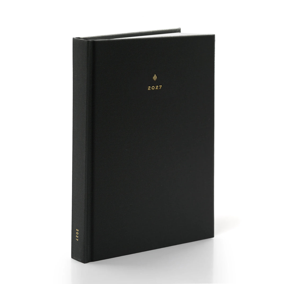 2027 B6 Weekly Minimalist Planner (Hardcover, Heritage 120gsm) in Charbon - detail view #color_Charbon