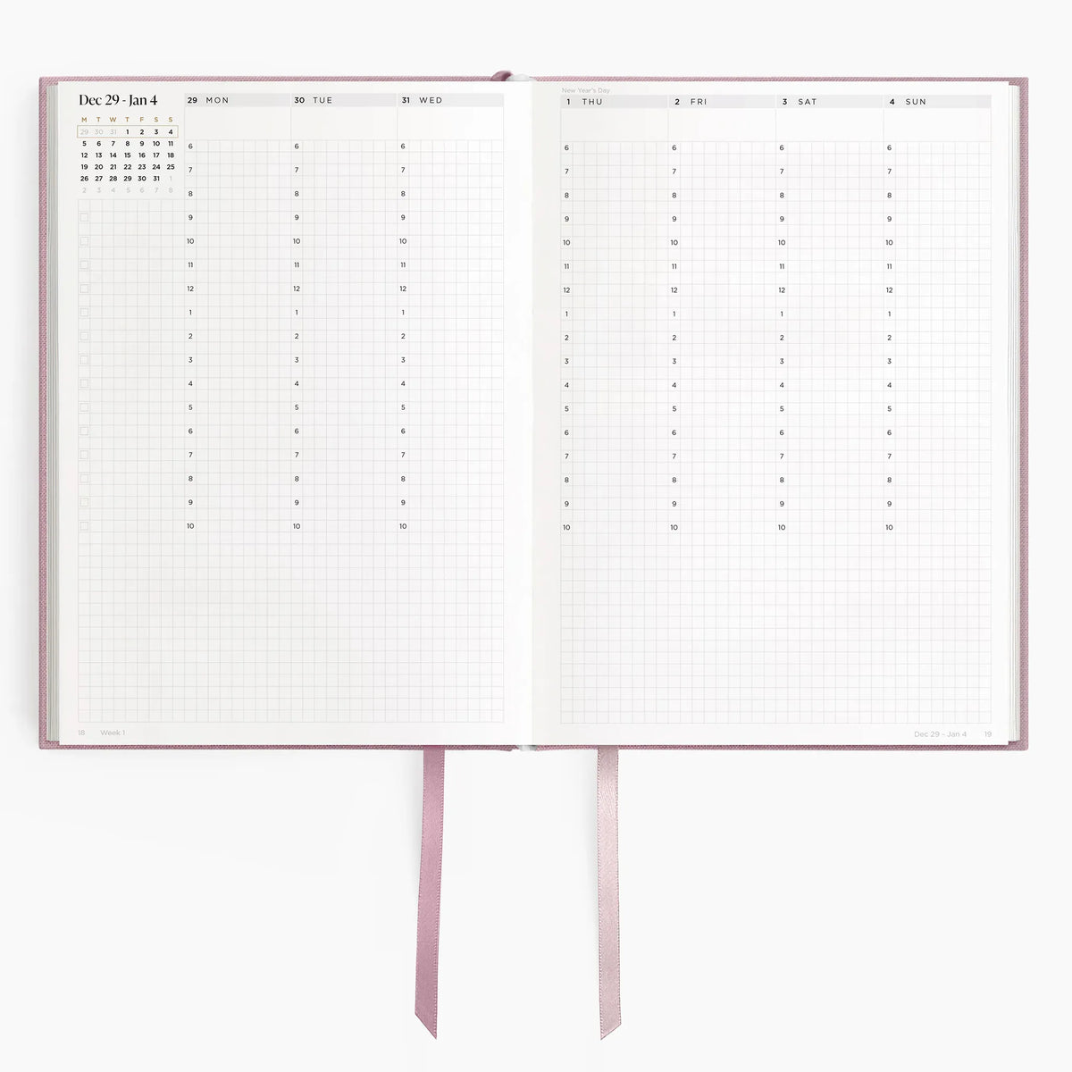 2026 B5 Minimalist Planner (Hardcover) in Blossomfield #color_blossomfield