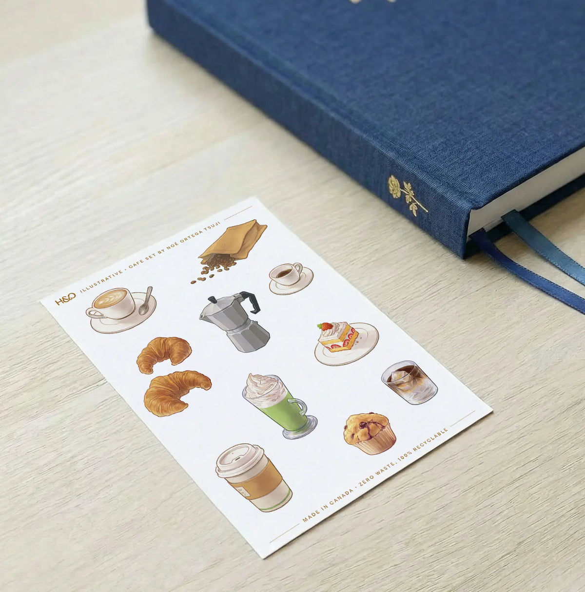Cafe Stickers Set - Planner Stickers