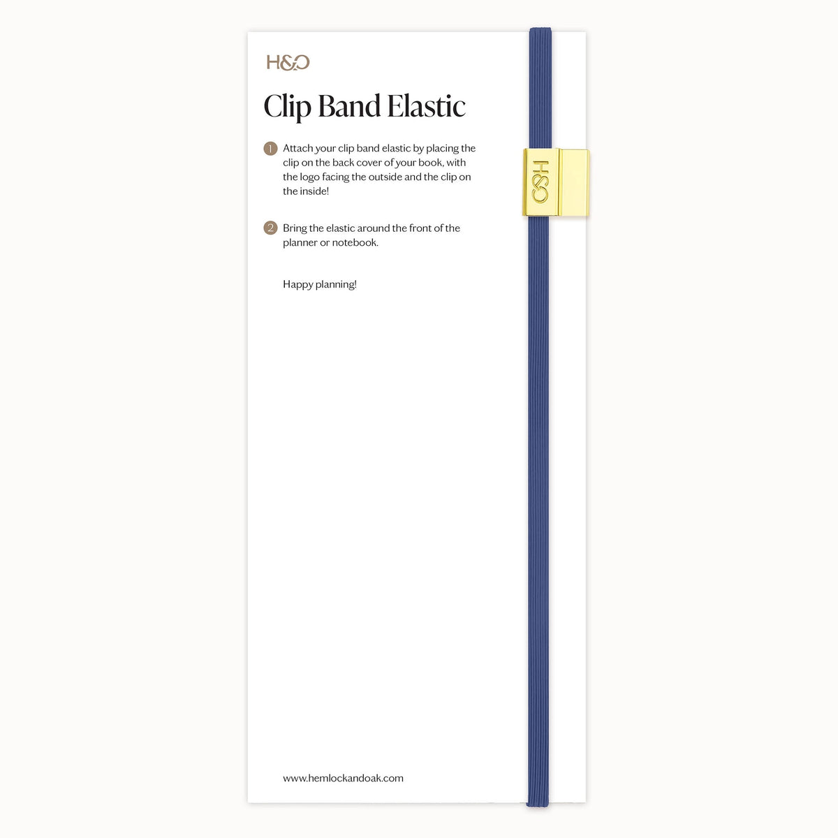Clip Band Elastics in Wild Indigo #color_wild indigo