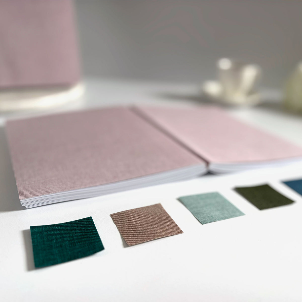 Lined Notebook (No Foil, Cloth Flex, 150gsm) - detail view