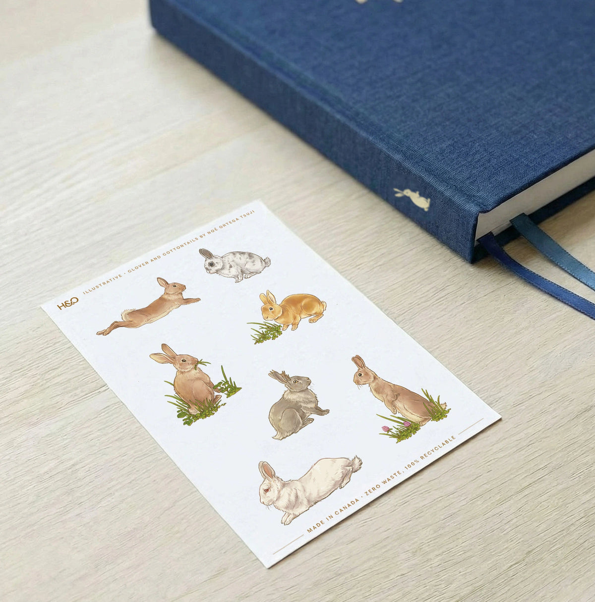 Clover and Cottontails Stickers in Clove #color_clove