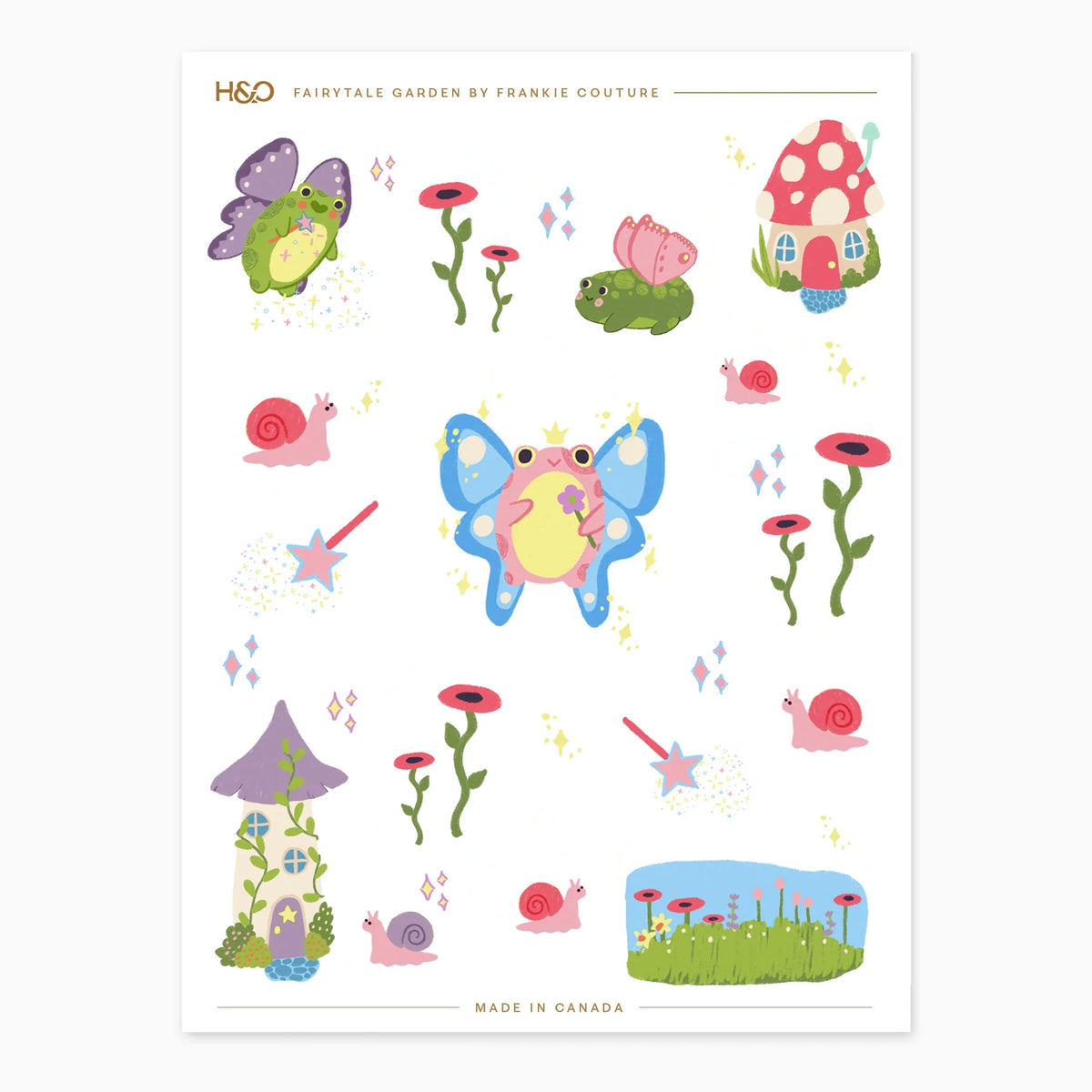 2027 Fairy Dust Planner Bundle: Fairytale Garden Stickers