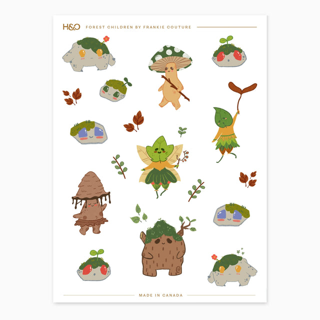 Forest Children Stickers