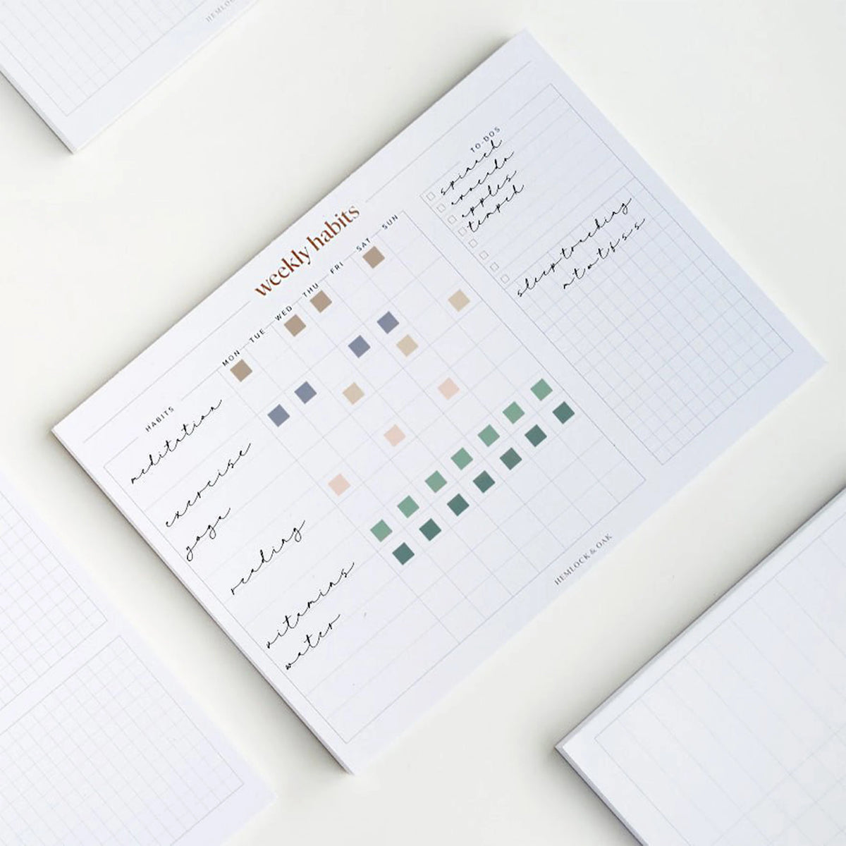 Square Bullets Stickers - habit tracker spread