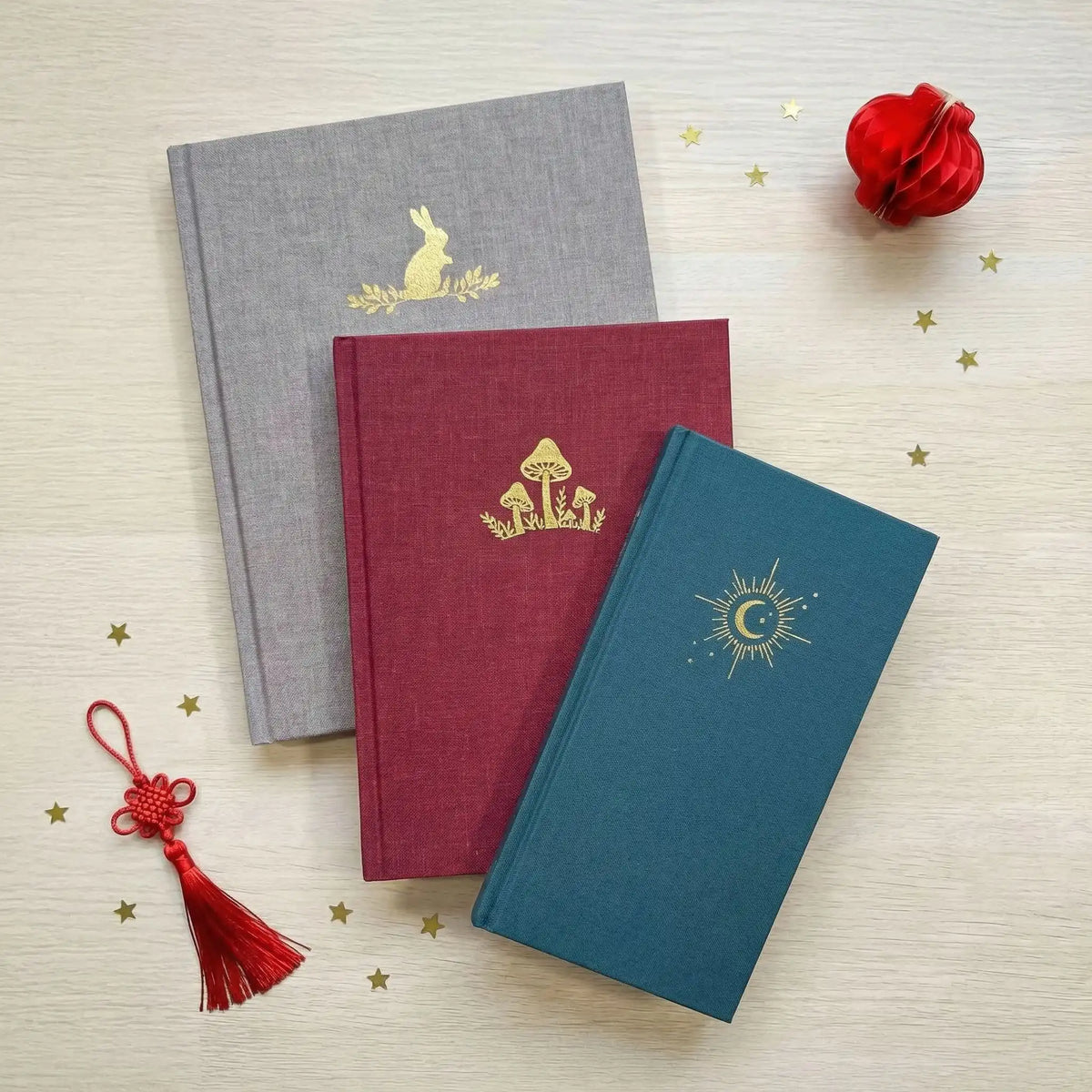Lunar New Year Notebook Bundle in Lucky Trio (Graph Bundle A) - detail view #bundle_Lucky Trio (Graph Bundle A)
