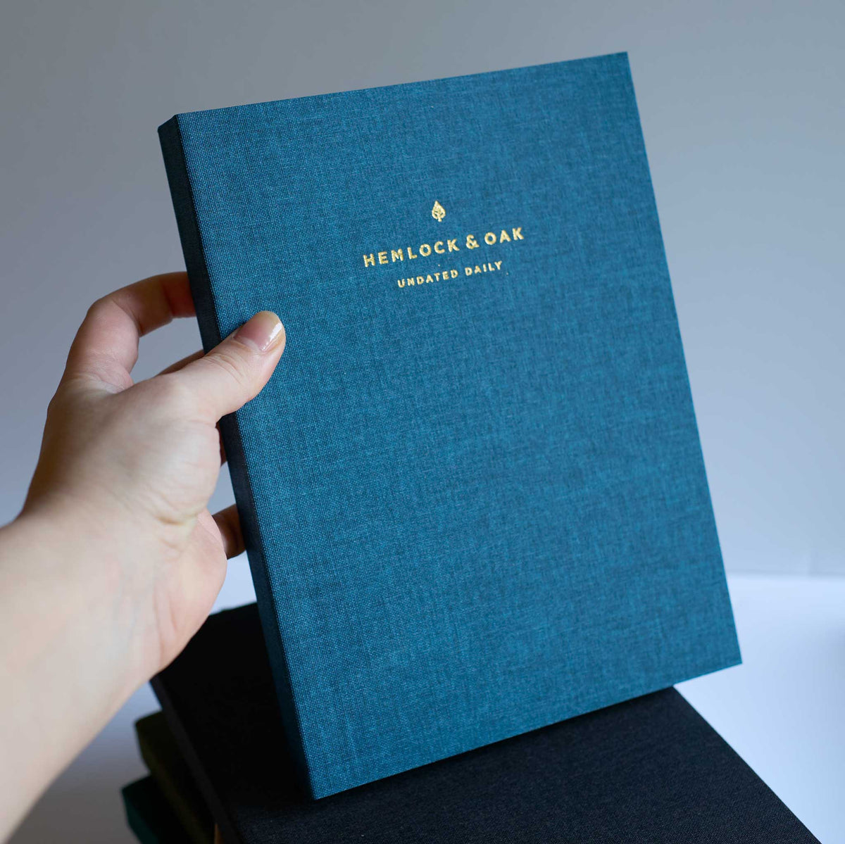 Hemlock & Oak undated planners in Riviere #color_riviere