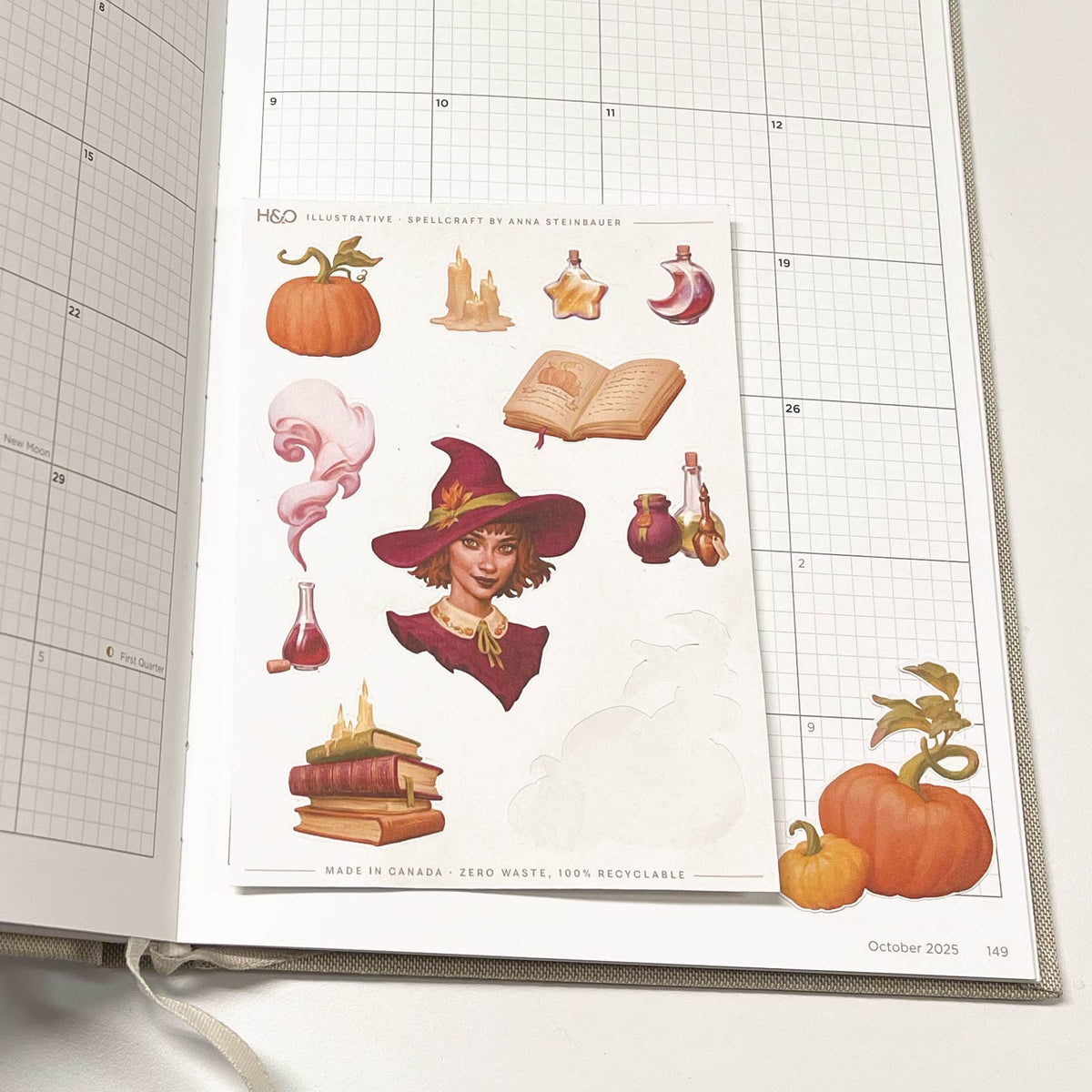 Spellcraft Stickers - Planner Stickers