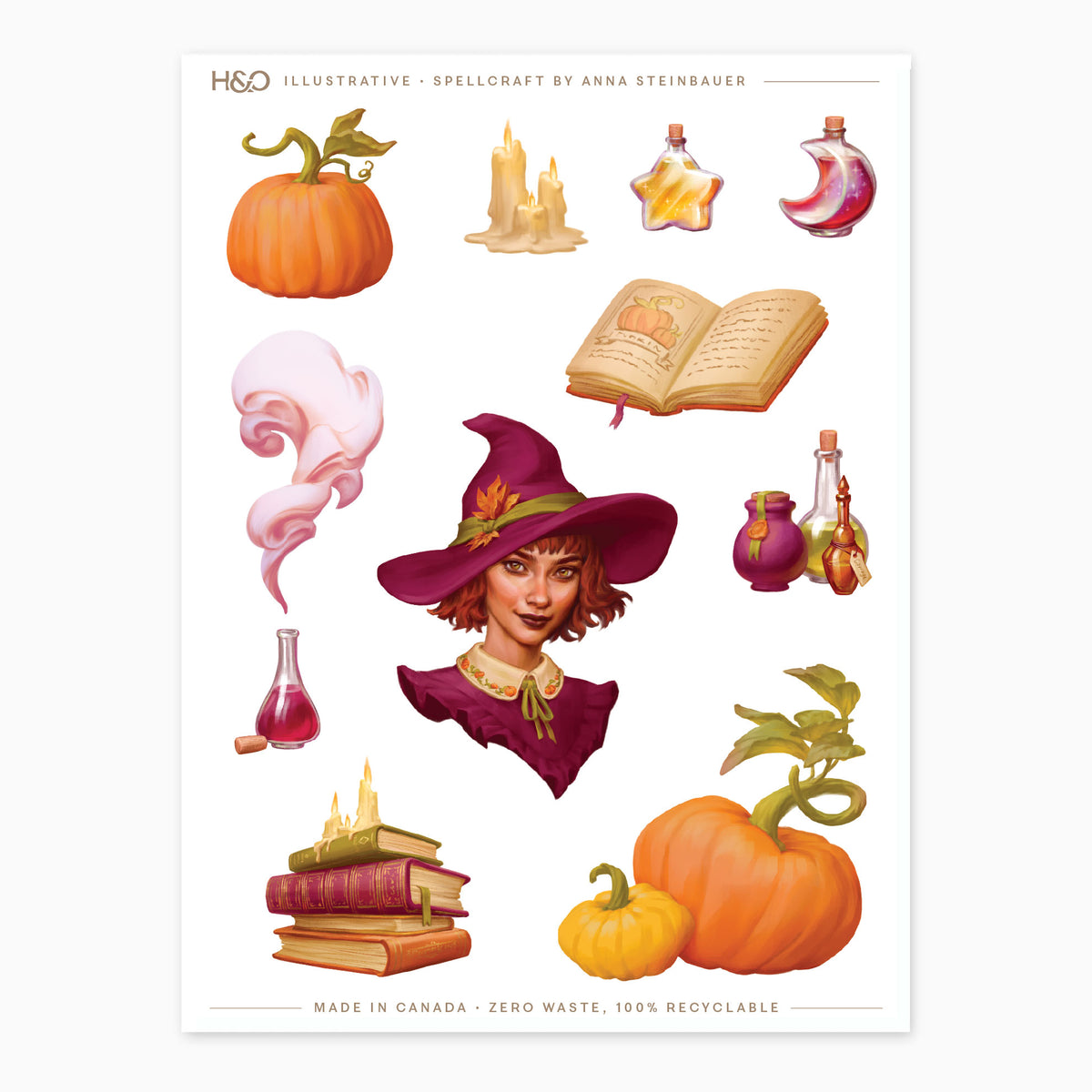 Spellcraft Stickers - Planner Stickers