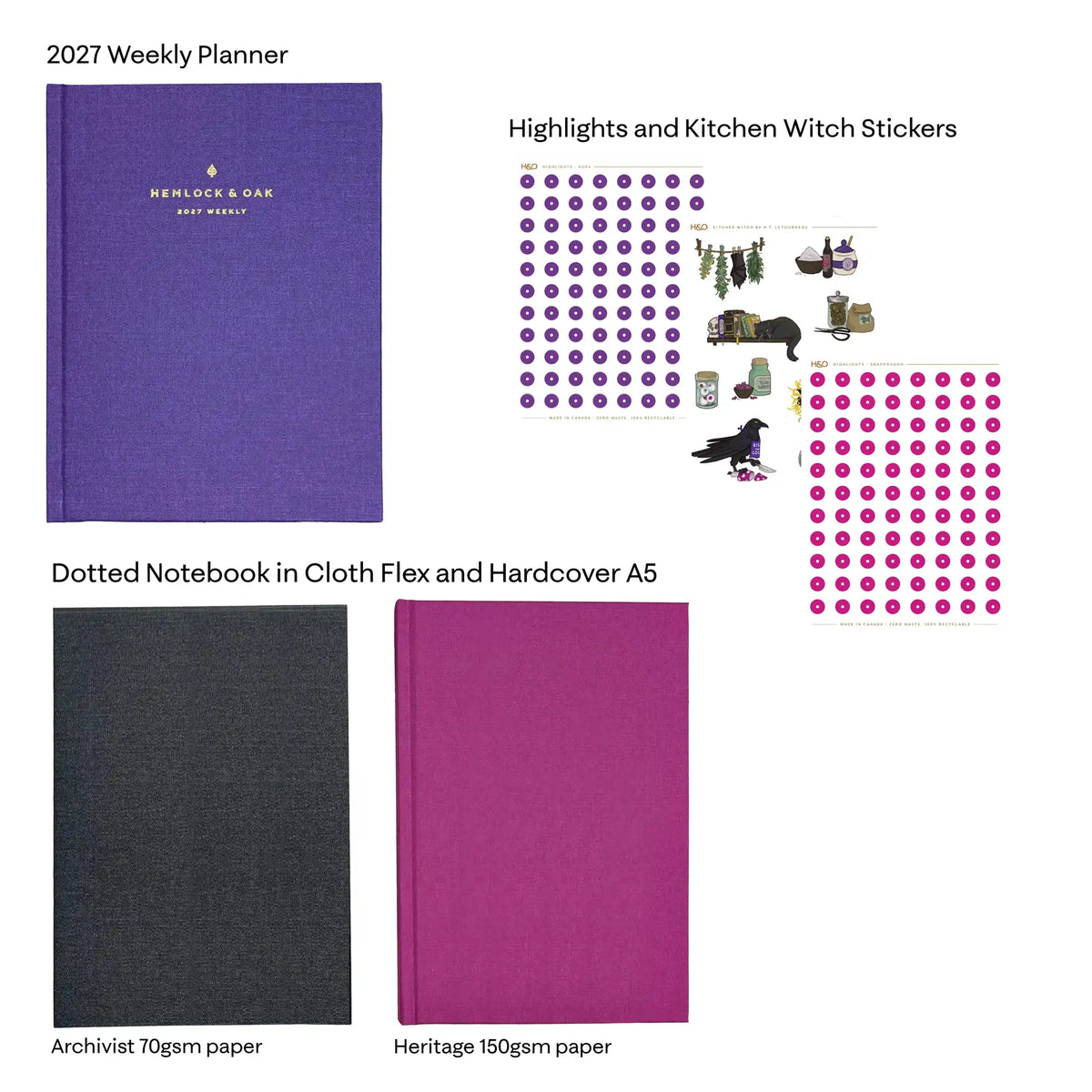 2027 Witch Hazel Planner Bundle