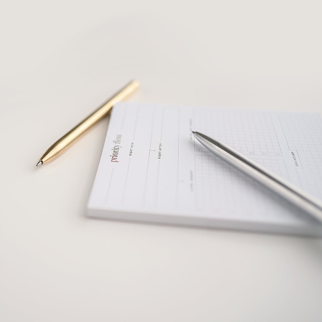 Priority Flow Notepad - detail view #color_
